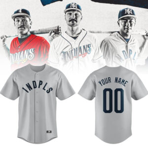 Limited Edition indyindians Custom Name + Number New Jersey-LL2509291003