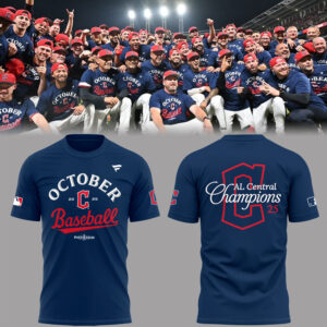 Limited Edition Guardians American League Central Division 2025 Tshirt-PA092925013