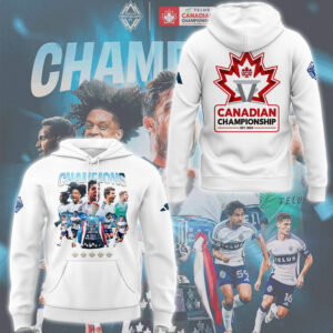 Limited Edition Whitecaps FC 2025 TELUS Canadian Champions Hoodie-ND02102522