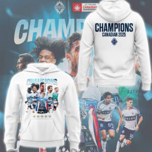 Limited Edition Whitecaps FC 2025 TELUS Canadian Champions Hoodie-ND02102525