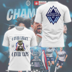 Limited Edition Whitecaps FC 2025 TELUS Canadian Champions Tshirt-ND02102515