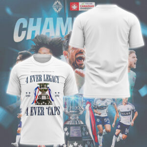 Limited Edition Whitecaps FC 2025 TELUS Canadian Champions Tshirt-ND02102518