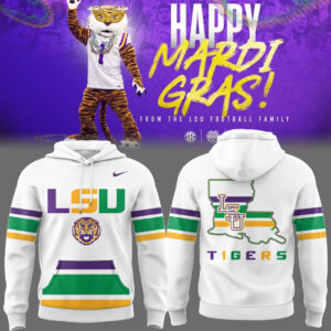 Tigers NCAA 2025 Nike Limited "Mardi Gras 2025" Hoodie-PU022025002