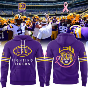 Celebrating 100 years of Tiger Stadium and a pink ribbon for breast cancer awareness month - Limited Edition Hoodie-LA2410242011