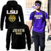 Limited Edition Tigers JESUS WON Black Hoodie-AB041125506