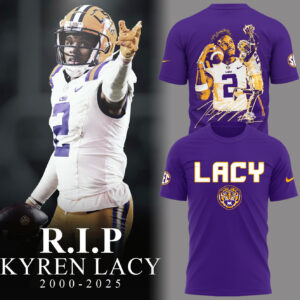 Tigers Football Limited RIP Lacy Purple T-Shirt-PA04142509