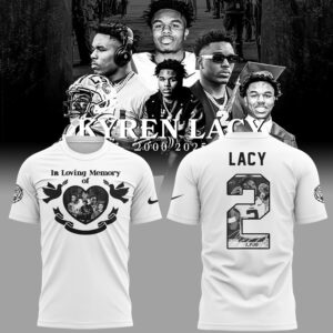 Tigers Football Limited RIP Lacy White T-Shirt-ND04142520