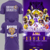 Limited Edition LSU Football Bayou Bandits Logo Purple TShirt-PU25091805