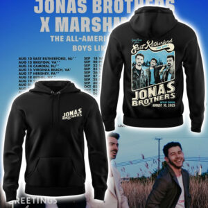 Limited Edition JONAS20: Greetings From Your Hometown Tour 2025 Hoodie-PA081325023