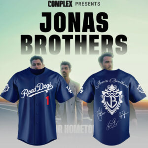LA Dodgers x The Jonas Brothers Jersey-LL250905100058