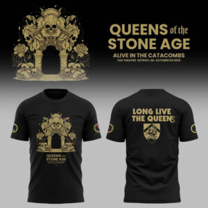 Limited Edition Queens Tour 2025 Detroit Tshirt-LL2510041040
