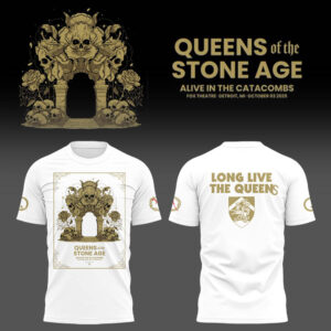 Limited Edition Queens Tour 2025 Detroit Tshirt-LL2510041042