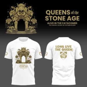 Limited Edition Queens Tour 2025 Detroit Tshirt-LL2510041043
