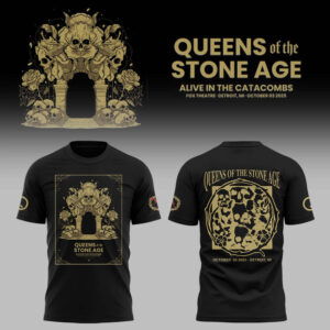 Limited Edition Queens Tour 2025 Detroit Tshirt-LL2510041046
