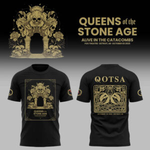 Limited Edition Queens Tour 2025 Detroit Tshirt-LL2510041048