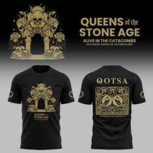 Limited Edition Queens Tour 2025 Detroit Tshirt-LL2510041049
