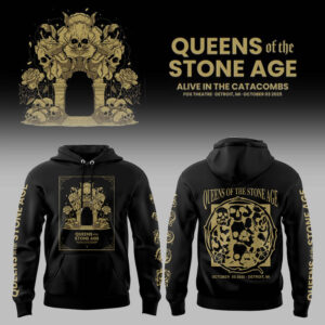 Limited Edition Queens Tour 2025 Detroit Hoodie-LL2510041058