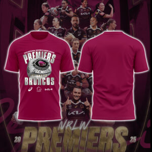 Limited Edition Broncos NRLW Premiership Tshirt-PA100625015