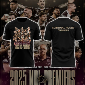Limited Edition Broncos NRL Premiership Tshirt-PA100625017