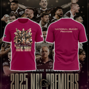 Limited Edition Broncos NRL Premiership Tshirt-PA100625019