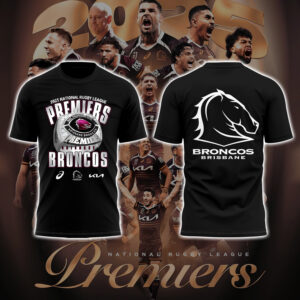 Limited Edition Broncos NRL Premiership Tshirt-PA100625001