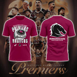 Limited Edition Broncos NRL Premiership Tshirt-PA100625005