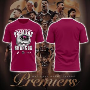 Limited Edition Broncos NRL Premiership Tshirt-PA100625007
