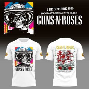 Limited Edition GnR Tour 2025 Bogota Tshirt-LL2510081002