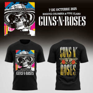 Limited Edition GnR Tour 2025 Bogota Tshirt-LL2510081003