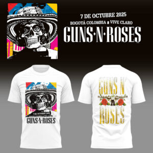 Limited Edition GnR Tour 2025 Bogota Tshirt-LL2510081004