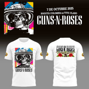 Limited Edition GnR Tour 2025 Bogota Tshirt-LL2510081006