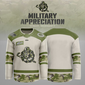 Limited Edition Komets Military Appreciation Night Jersey-LL2510101005