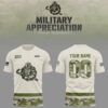 Limited Edition Komets Military Appreciation Night Cusrom Tshirt-LL2510101010