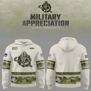 Limited Edition Komets Military Appreciation Night Hoodie-LL2510101011