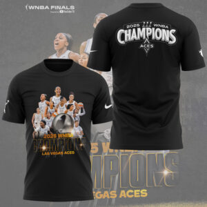 Limited Edition Aces 2025 WNBA Champions Tshirt-KC10112509