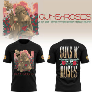 Limited Edition GnR Tour 2025  Medellin Tshirt-LL1012251003