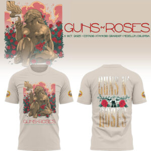 Limited Edition GnR Tour 2025  Medellin Tshirt-LL1012251004