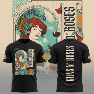 Limited Edition GnR Tour 2025 Santiago Tshirt-LL2510151002