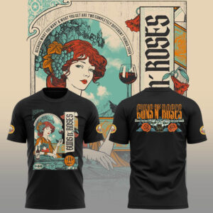 Limited Edition GnR Tour 2025 Santiago Tshirt-LL2510151004