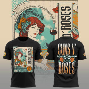Limited Edition GnR Tour 2025 Santiago Tshirt-LL2510151005