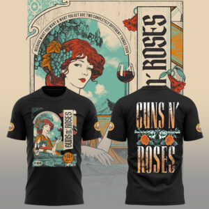 Limited Edition GnR Tour 2025 Santiago Tshirt-LL2510151006
