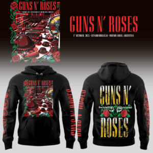 Limited Edition GnR Tour 2025 Buenos Aires Hoodie-LL2510181008