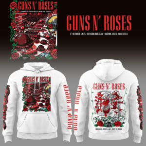 Limited Edition GnR Tour 2025 Buenos Aires Hoodie-LL2510181012