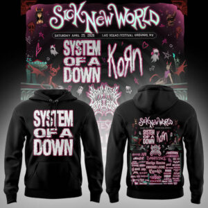 Limited Edition SOAD Tour 2026 SICK NEW WORLD Hoodie-LL2510231008