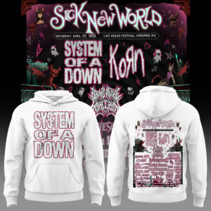 Limited Edition SOAD Tour 2026 SICK NEW WORLD Hoodie-LL2510231009