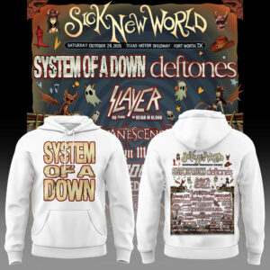 Limited Edition SOAD Tour 2026 SICK NEW WORLD Hoodie-LL2510231010