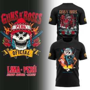 Limited Edition GnR Tour 2025 Peru Tshirt-LL2511061011