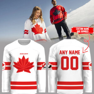 Limited Edition Hockey Canada New Custom Jersey-PA110725023