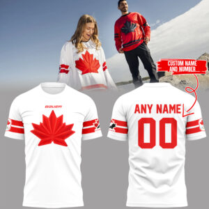 Limited Edition Hockey Canada New Custom Tshirt-PA110725025