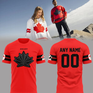 Limited Edition Hockey Canada New Custom Tshirt-PA110725030
